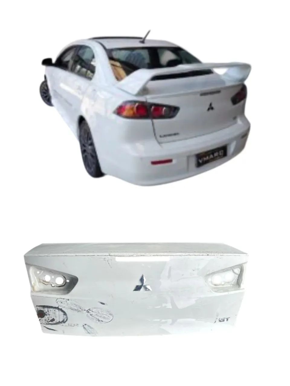 Tampa Traseira Mitsubishi Lancer Original 