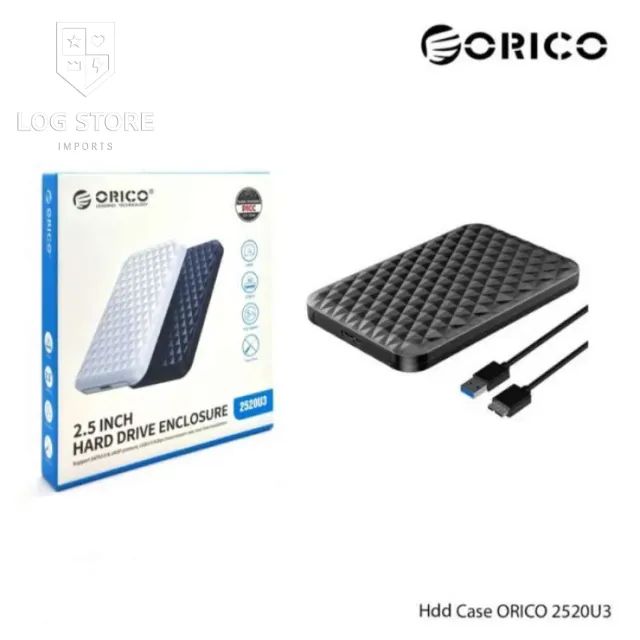  Case Externo para HD/SSD SATA 2.5 USB 3.0 - 2520 - Orico Com cabo USB 5Gbps - Foto 2