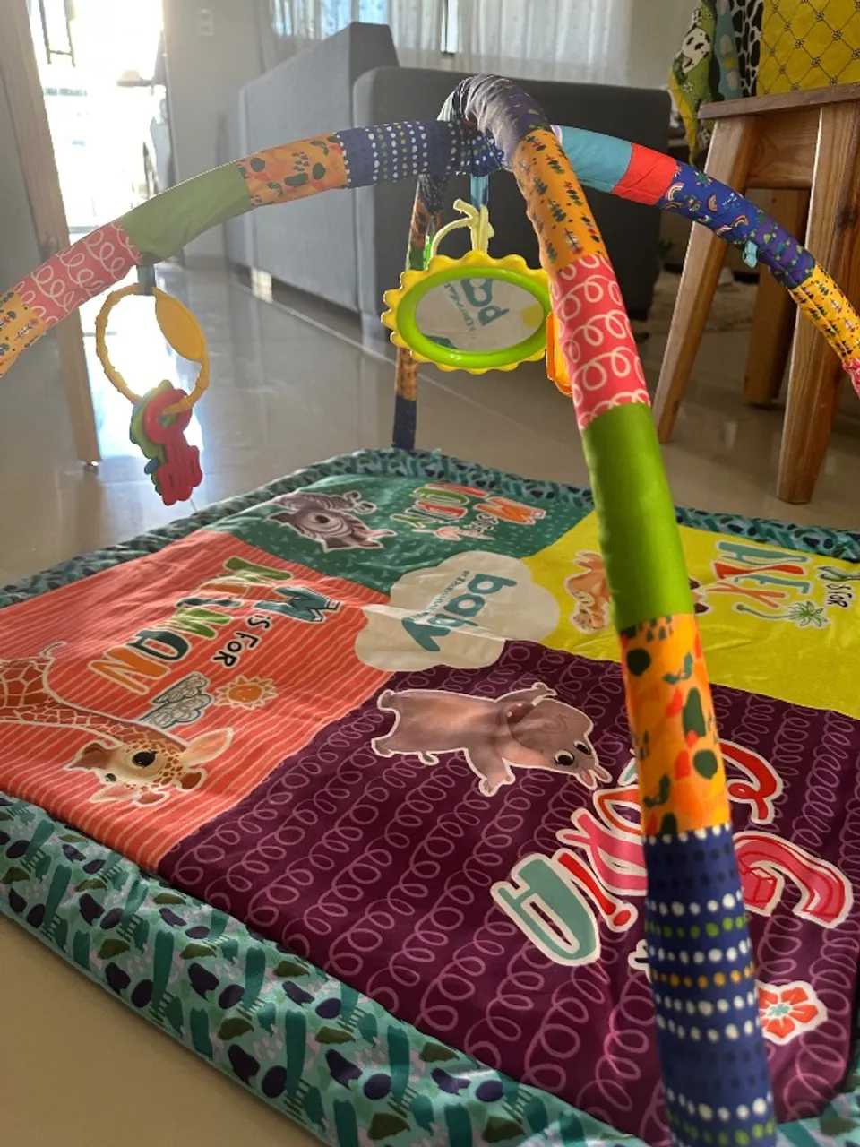 Tapete atividades para bebe