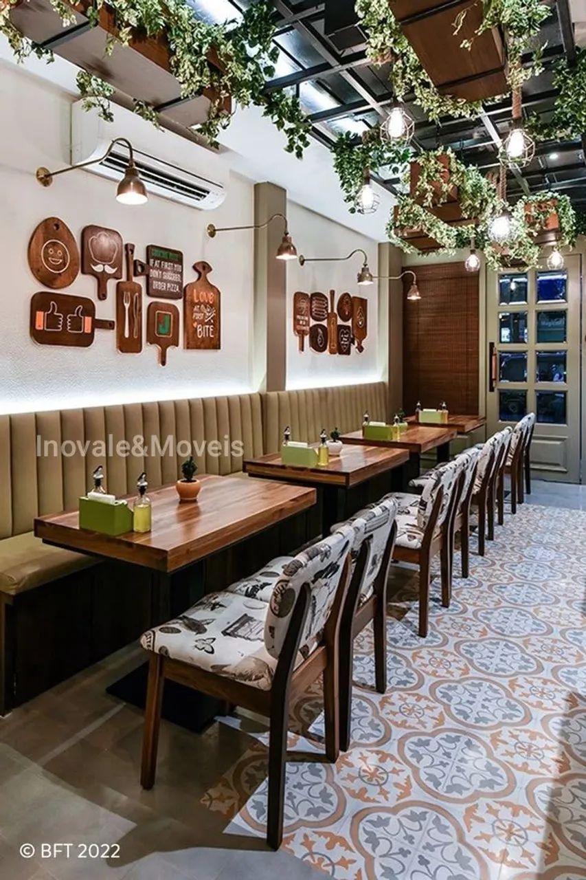  Bancos para Restaurante/ Canto Alemão estofado baú  - Foto 4