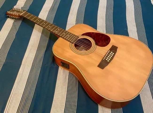 Violão Cort 12 cordas modelo Earth70E-12 NS