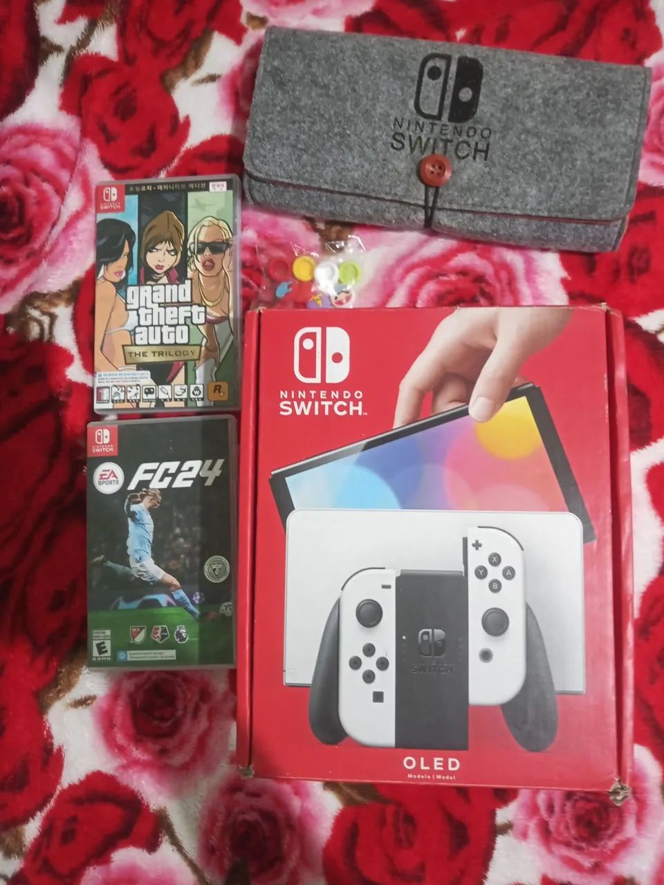 Nintendo Switch OLED apenas 3 meses 1800 sem os jogos