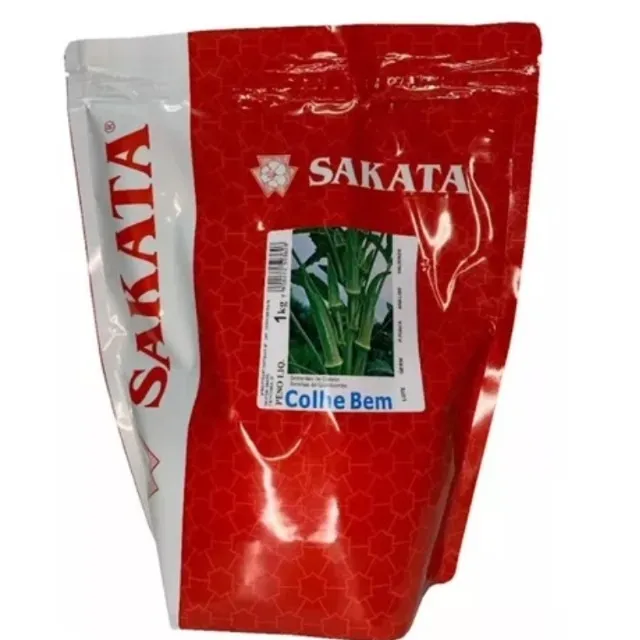 Sementes De Quiabo Sakata Com 100g + Ou - 400 Sementes