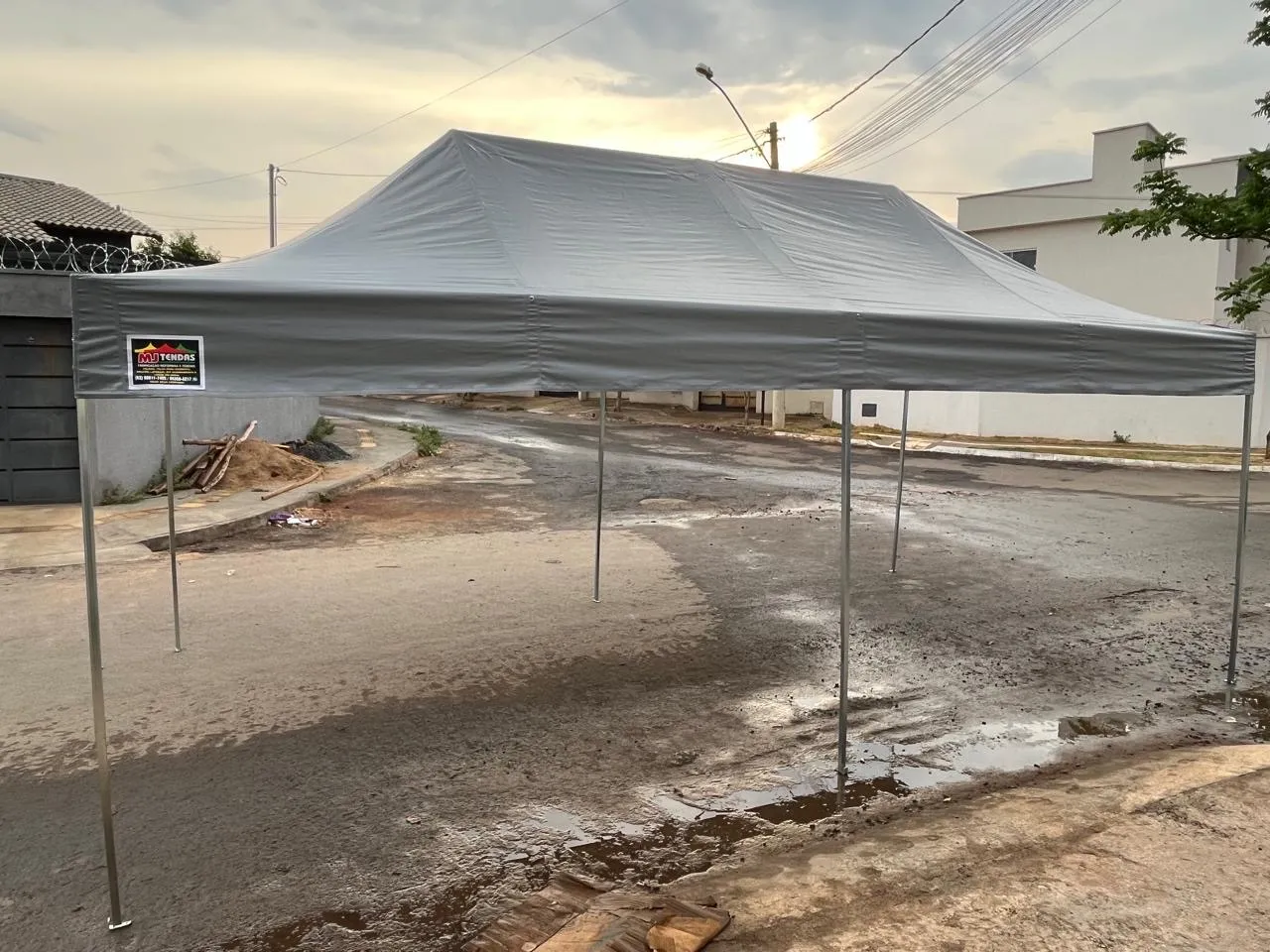 Tenda sanfonadas 3x6 Metros td1000PVC -