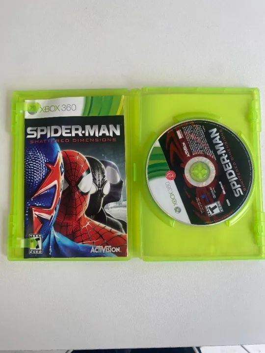 JOGO SPIDER-MAN SHATTERED DIMENSIONS SEMINOVO - XBOX 360 - Jogos
