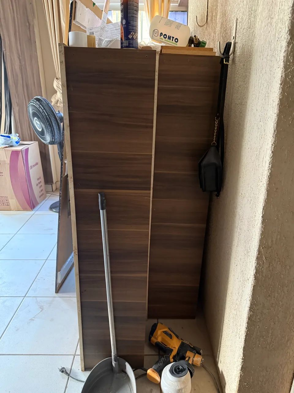 2 sancas iluminação mef 1 rack com painel de tv até 65 polegadas  - Foto 2