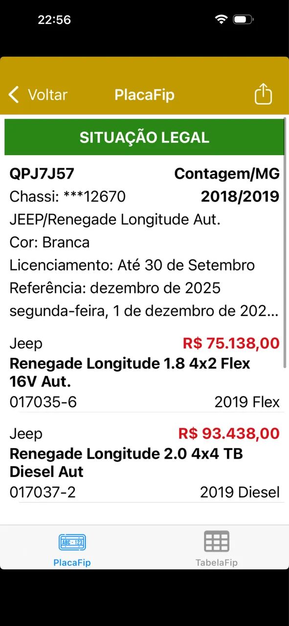 Jeep Renegade Longitude 1.8 4X2 Flex 16V Aut. 2019 - Foto 10