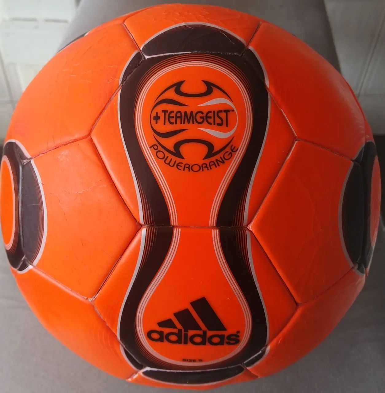 BOLA TEAMGEIST POWERORANGE ADIDAS COPA 2006 ALEMANHA FRETE GRATIS