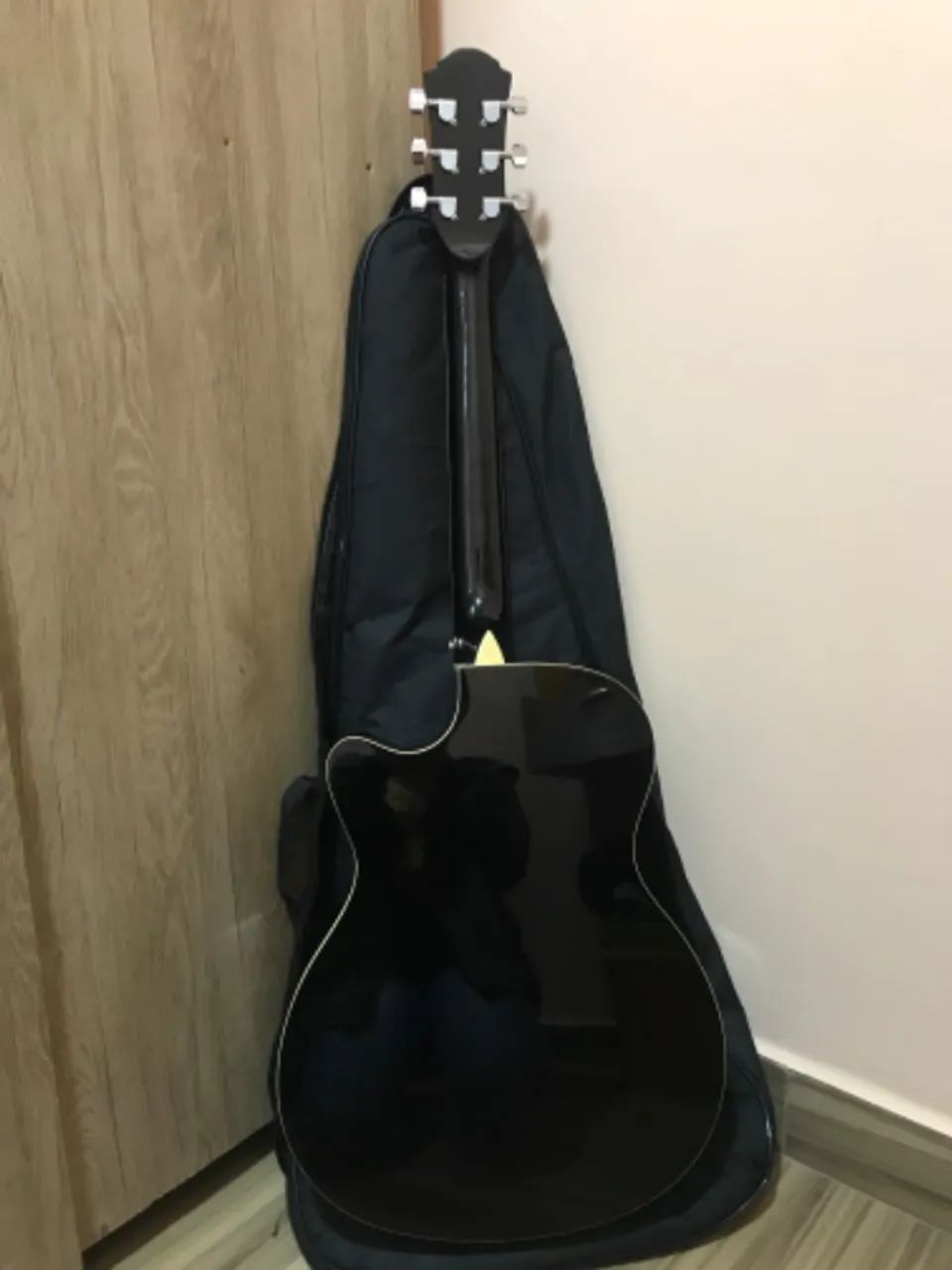 Violão elétrico iron red (ENTREGA FEITA SOMENTE A MÃO) abc-Paulista  - Foto 2