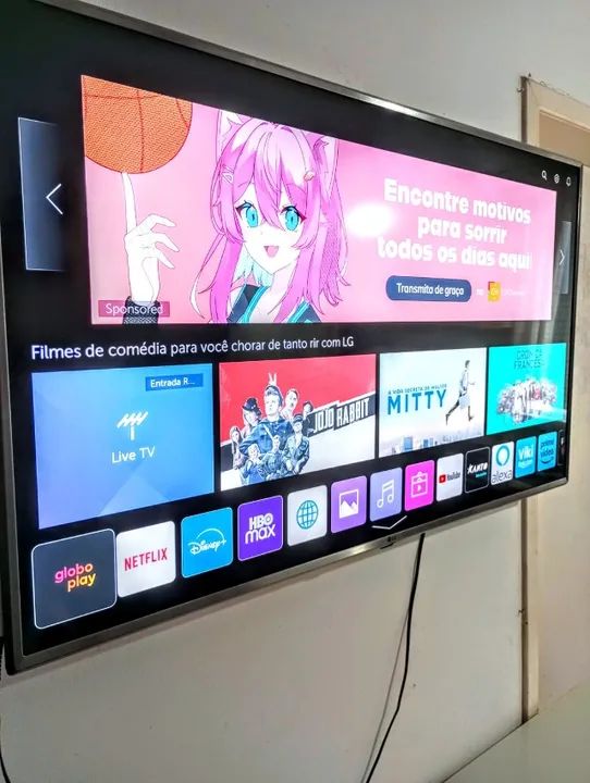 SmarTV, LG, 4K, 55 Pol. Semi-Nova!