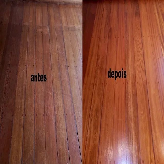Raspagem De Piso Madeira, Calafetação Pu E Aplicação Resina - Foto 3