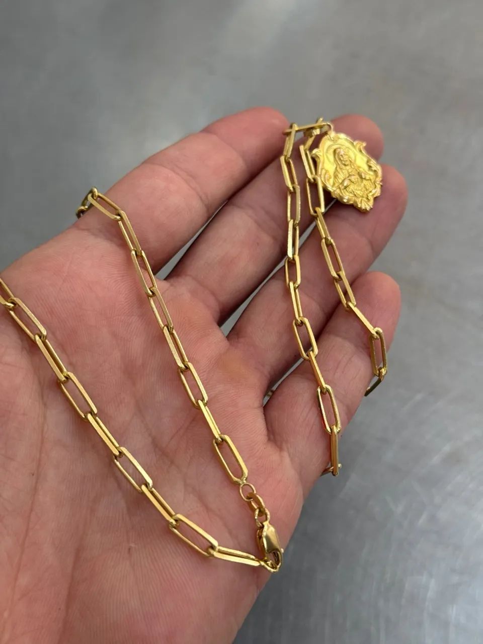 CORDÃO DE OURO MACIÇO 