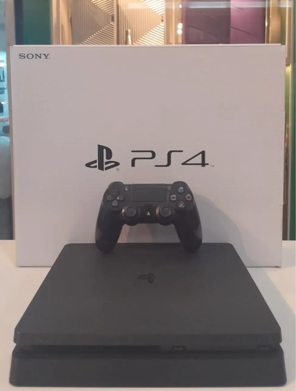 Ps4 slim + jogo + garantia loja física!