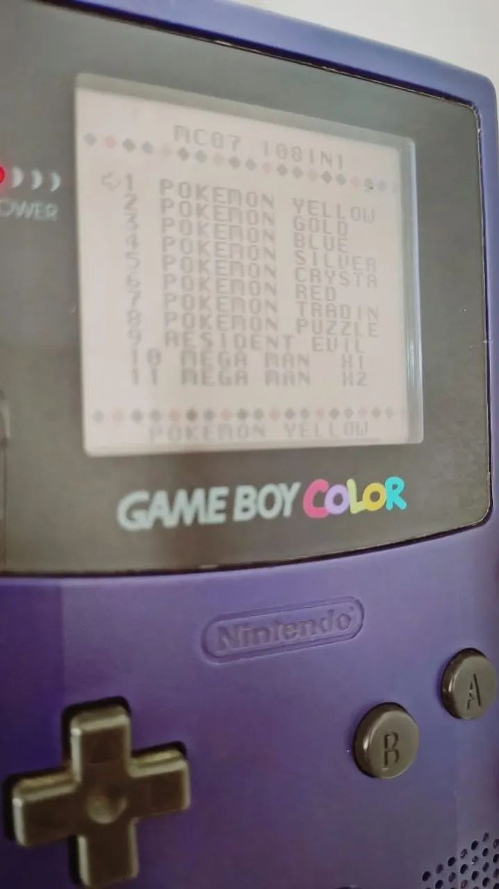 Game Boy Color + cartucho 108 jogos - Foto 2