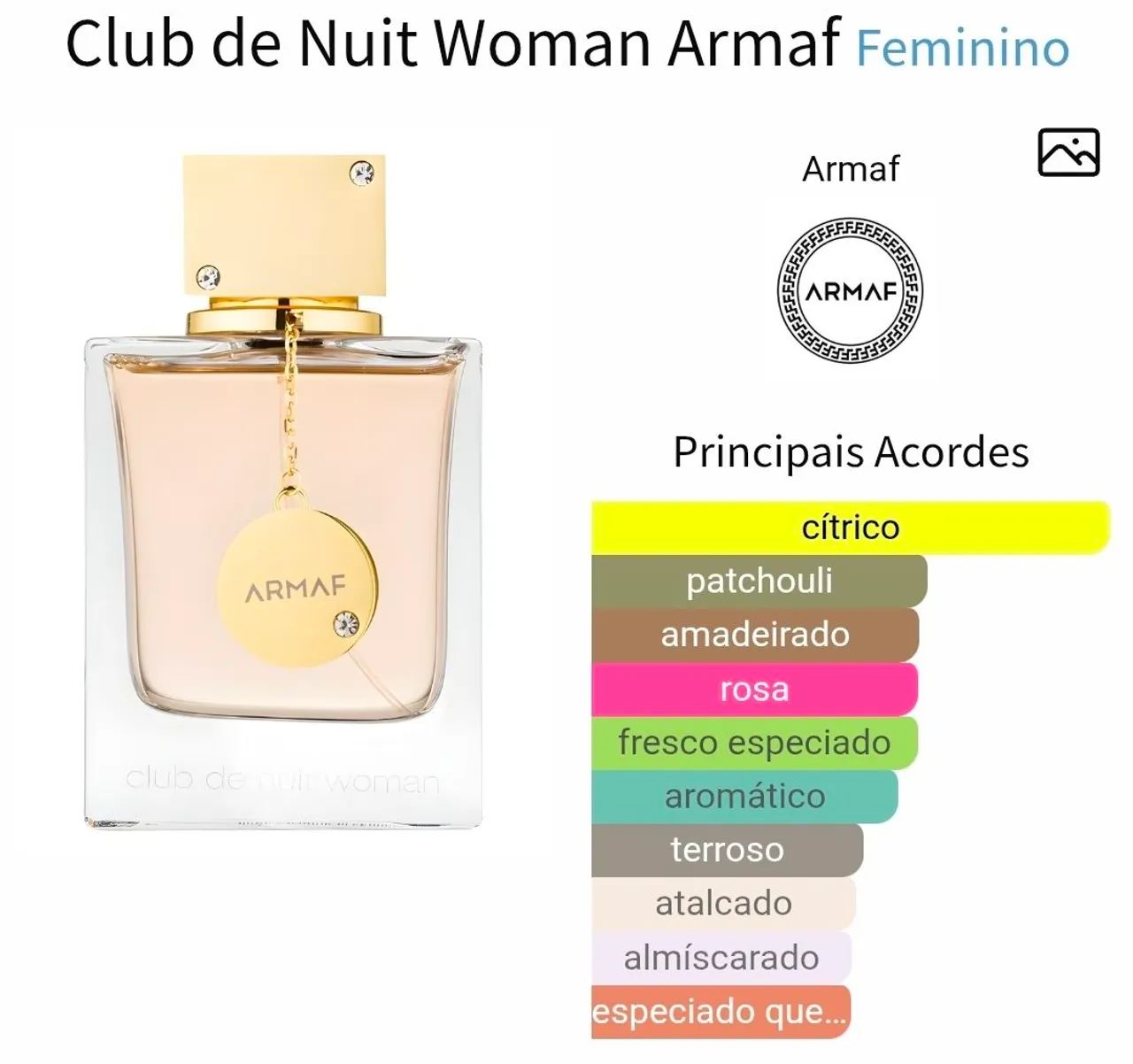 Perfume Armaf Club de Nuit Woman 105 ml - Foto 6