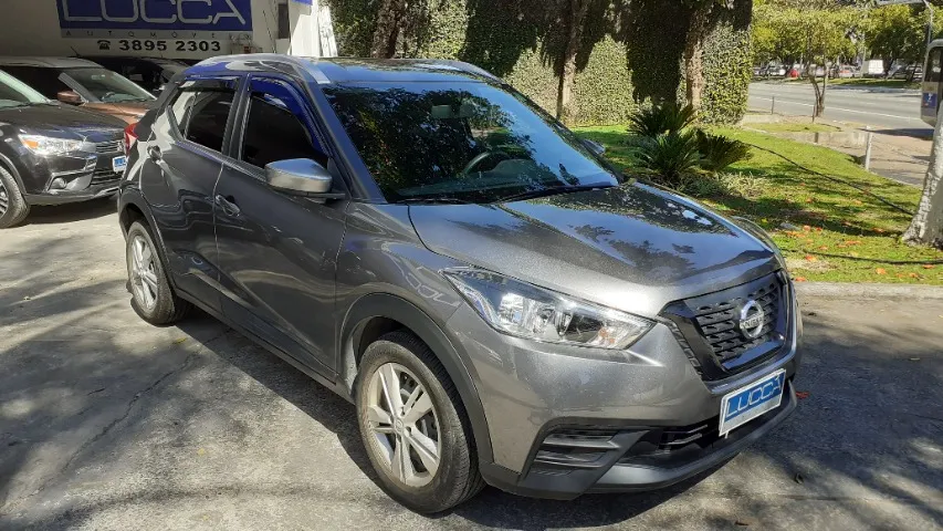 Kicks S 1.6 Automática CVT 2019 Cinza Flex Completa