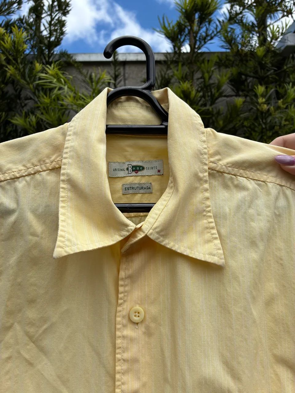 camisa social masculina marca base - Foto 3