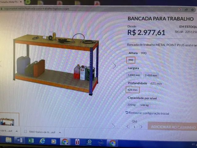 ESTANTES E MESAS DE TRABALHO DE METAL TOPO DO MERCADO - Foto 5