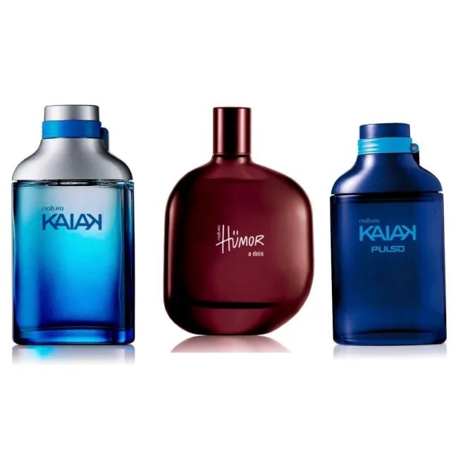 kit - 3 perfumes masculino da natura