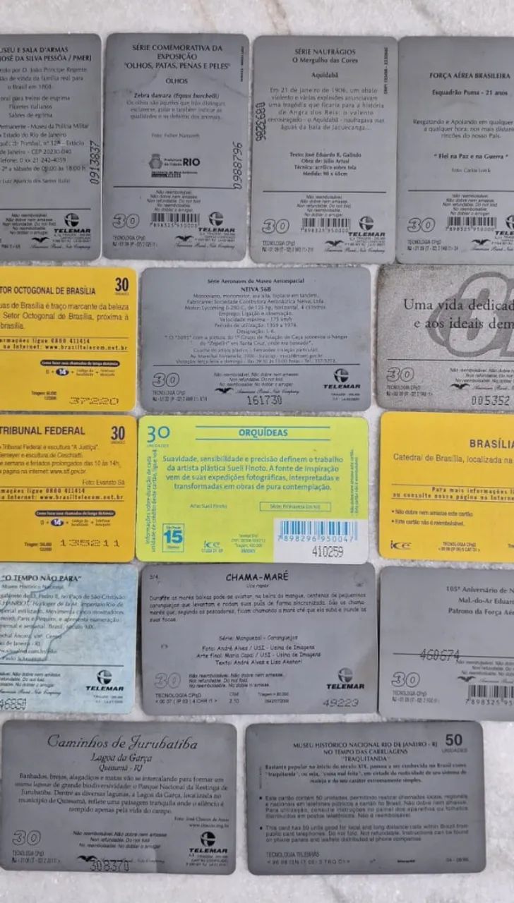 Cartões telefônicos antigos - Foto 6