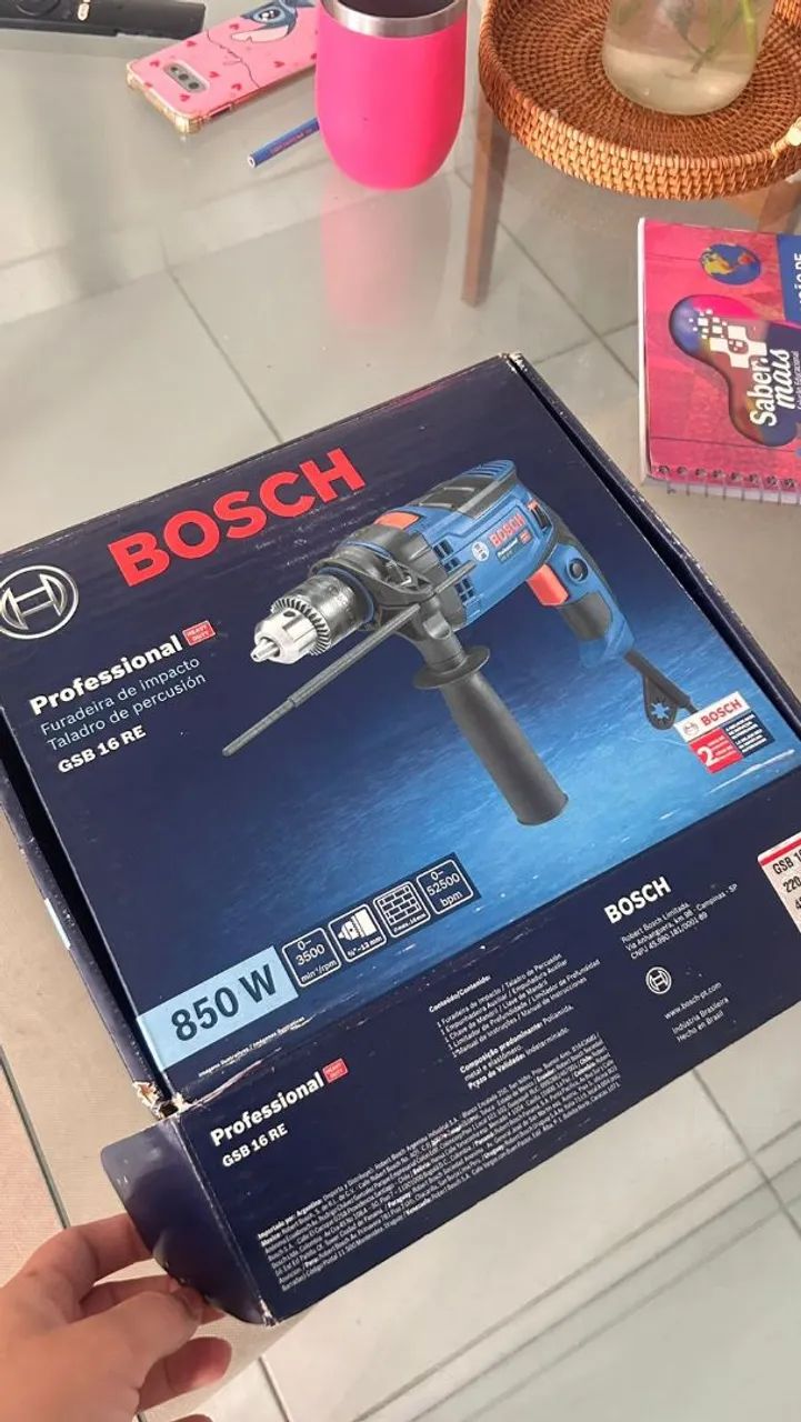 Furadeira e Parafusadeira Bosch GSB 13 RE - Foto 3