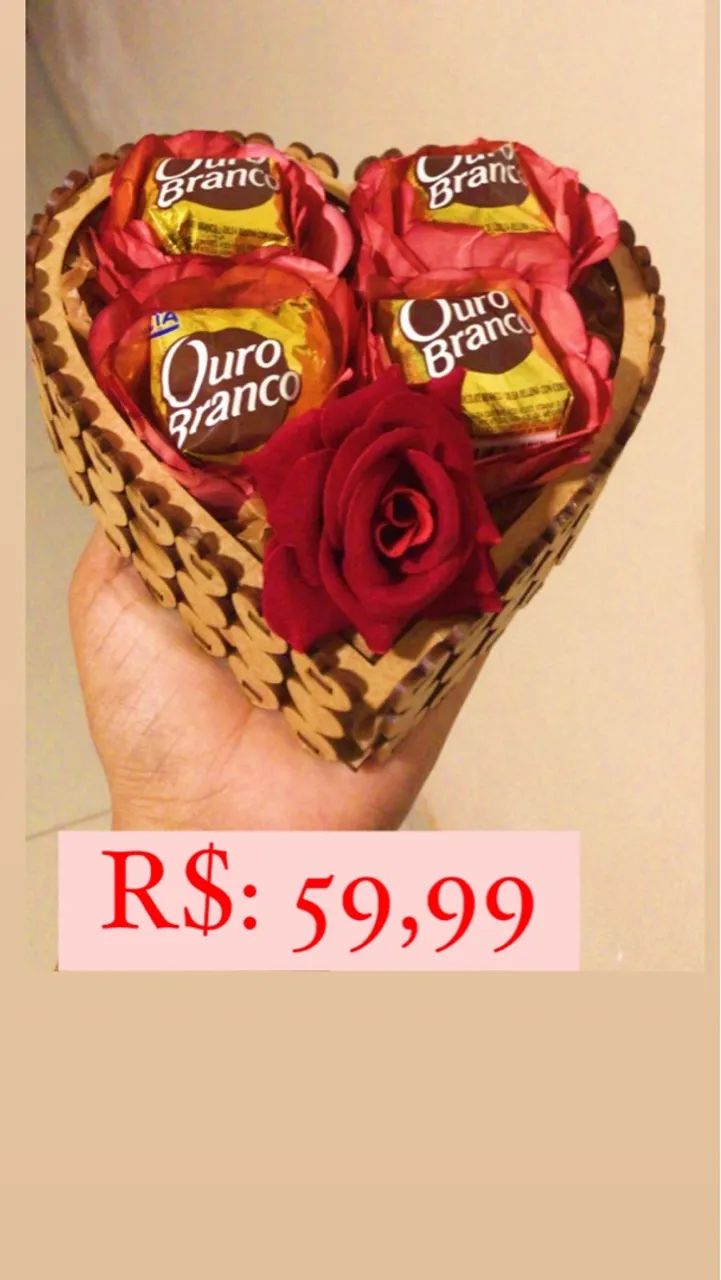 Caixa de presente com ferrero rocher  - Foto 4