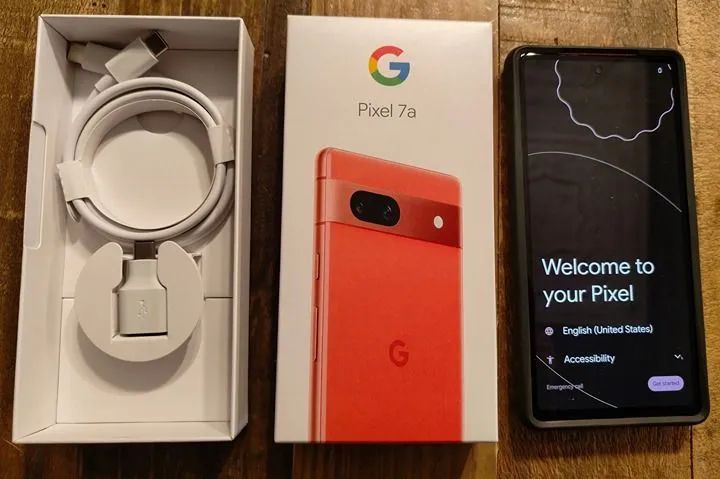 Exclusivo! Google Pixel 7a Coral 128GB - Celulares e Smartphones