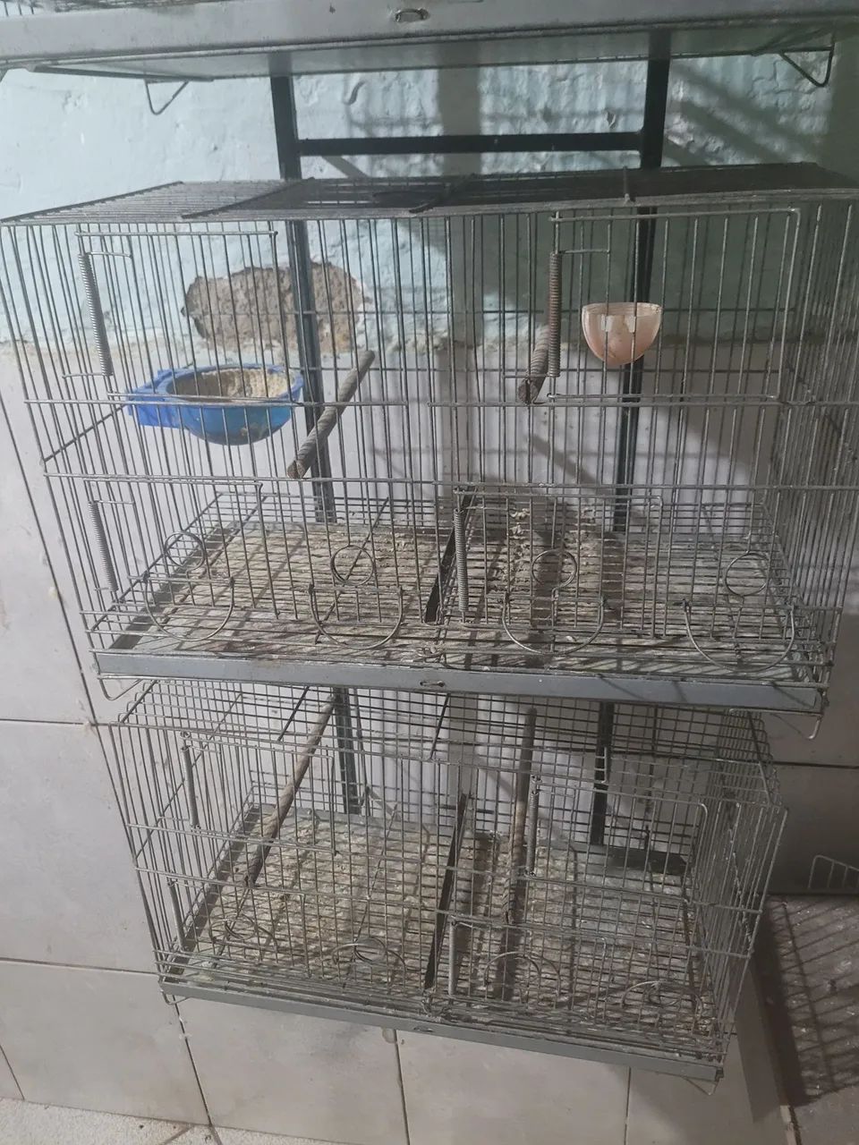 Gaiolas 4 comedouros  - Foto 3