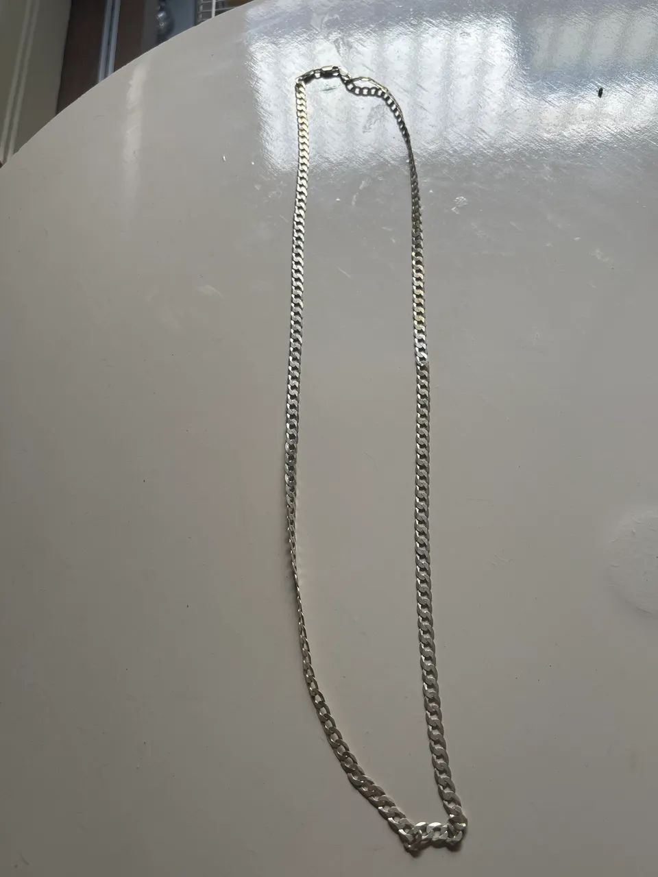 Corda de prata italiana 925 5mm 80 cm 