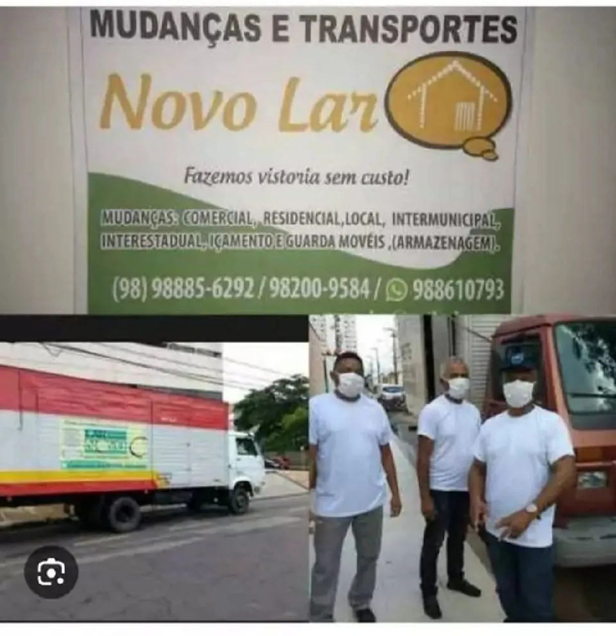 MUDANÇAS E TRANSPORTES NOVO LAR 