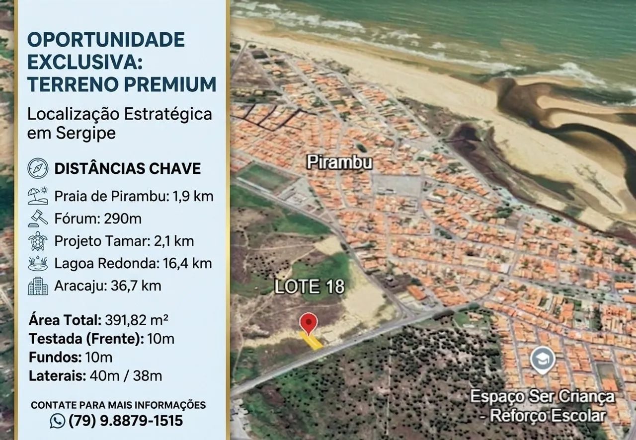 Melhor lote comercial de Pirambu