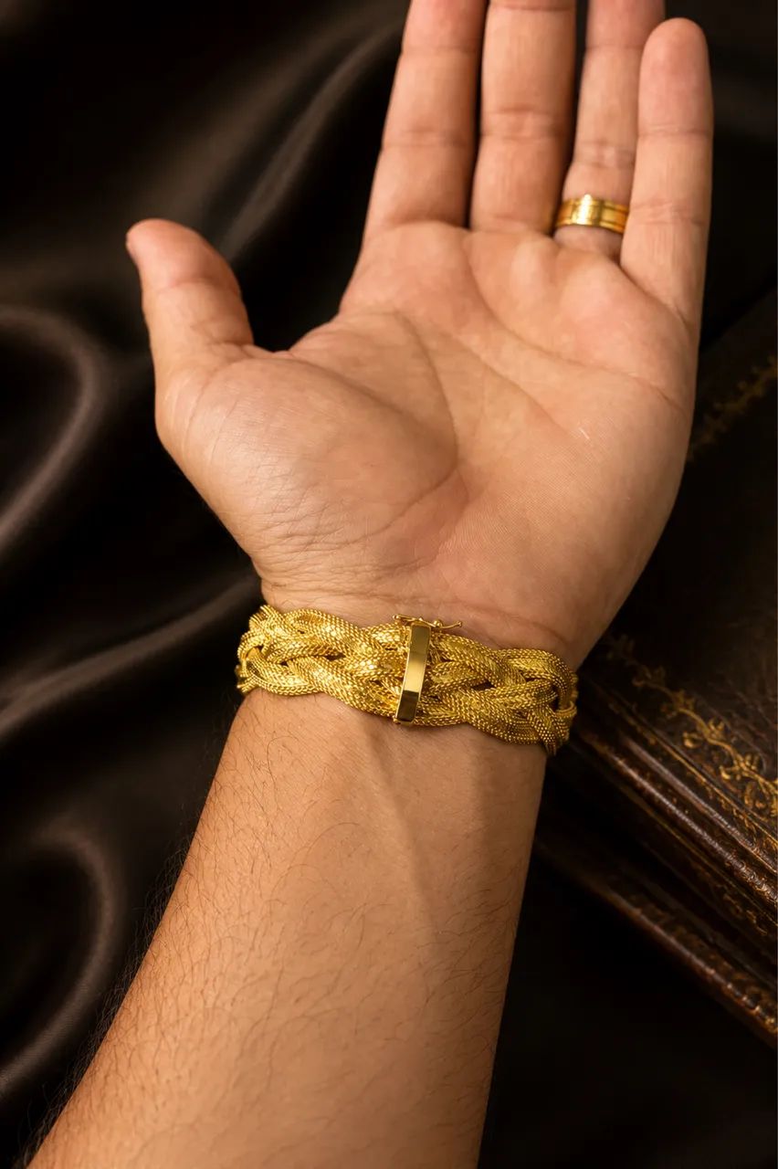 Pulseira Ouro 18k relíquia  - Foto 2
