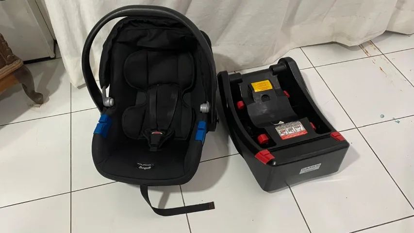 Carrinho de Bebê Burigotto Passeio Zap Com Bebê Conforto e Base - Foto 5