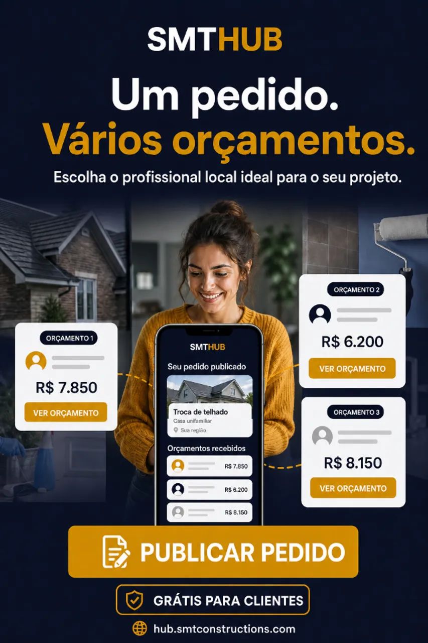 Reforma, telhado, elétrica - orçamentos grátis