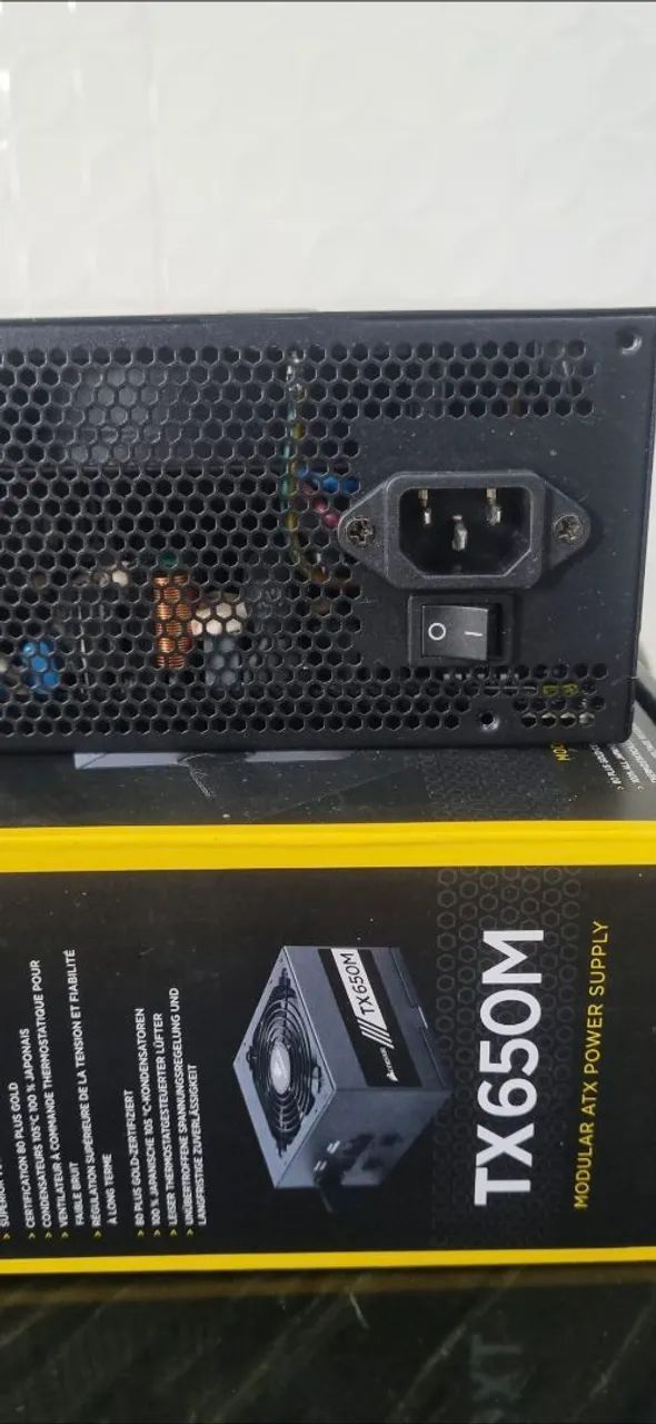 Fonte corsair tx650m - Foto 3