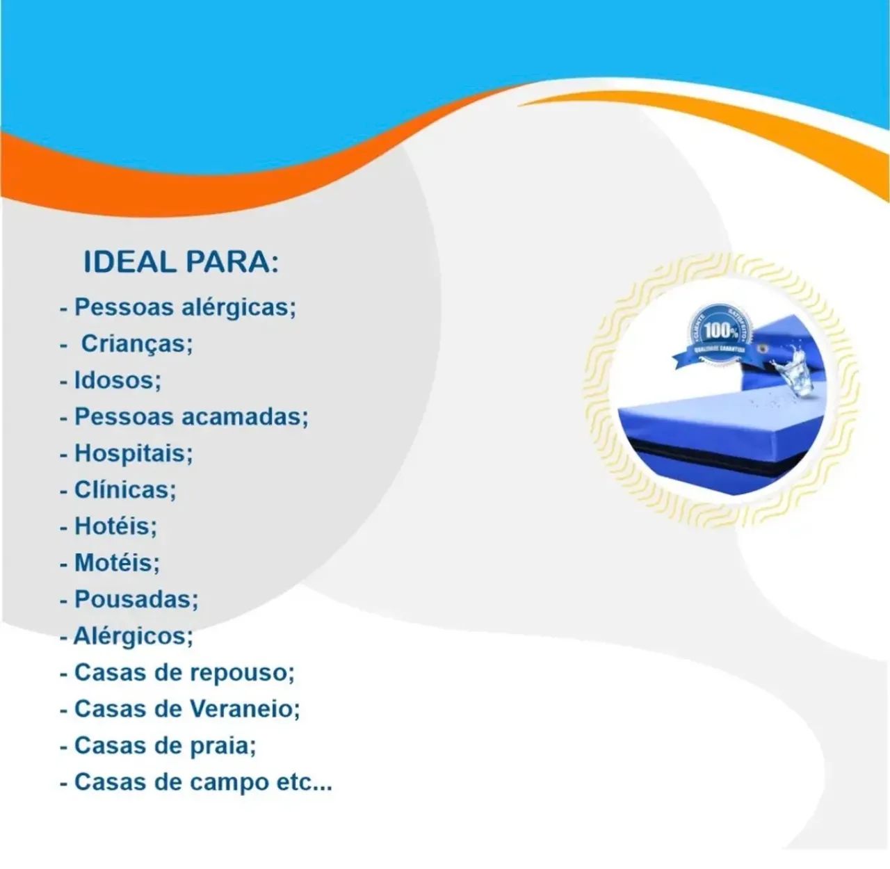 Capa impermeável colchão solteiro  - Foto 2