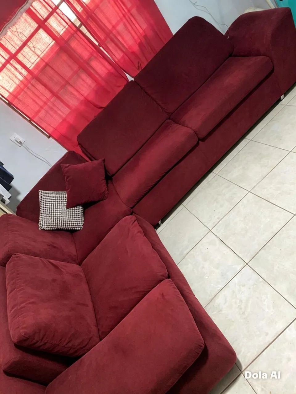 Sofá em L 