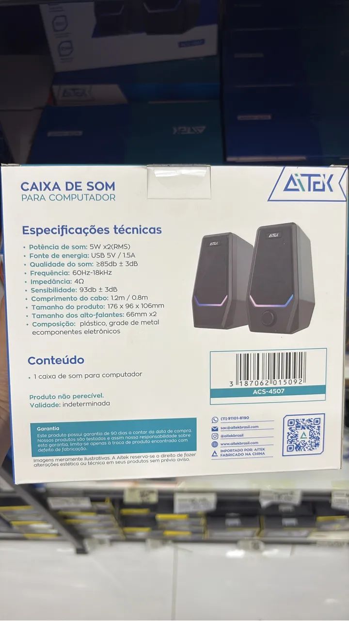 Caixa de som para computador -Entrega Rápida!!! - Foto 2