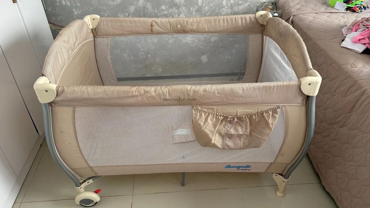 Berço com 2 alturas com colchão  - Foto 4