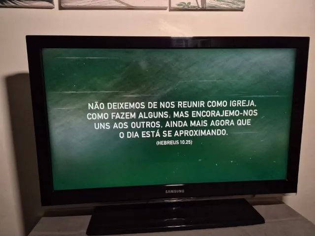 Tv Samsung 37 polegadas  com defeito na tela - Foto 5