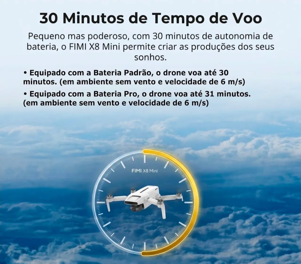 Drone Fimi X8 Mini e acessórios - Lacrado - Foto 3