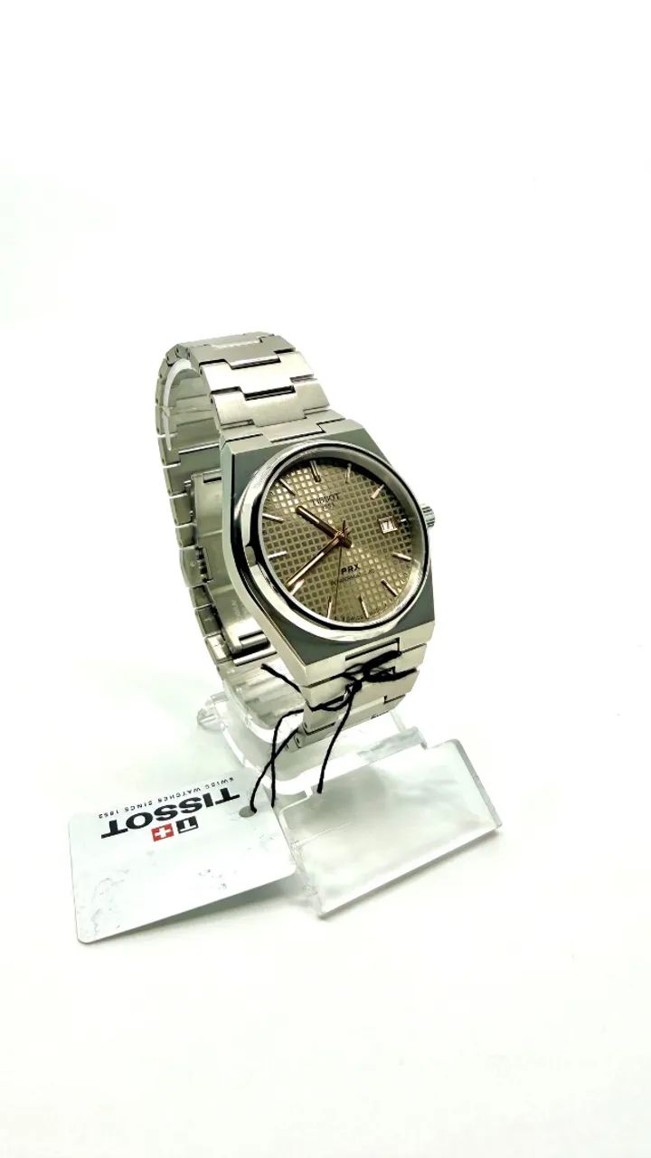 Tissot PRX 38mm Titanium Cinza - Foto 3
