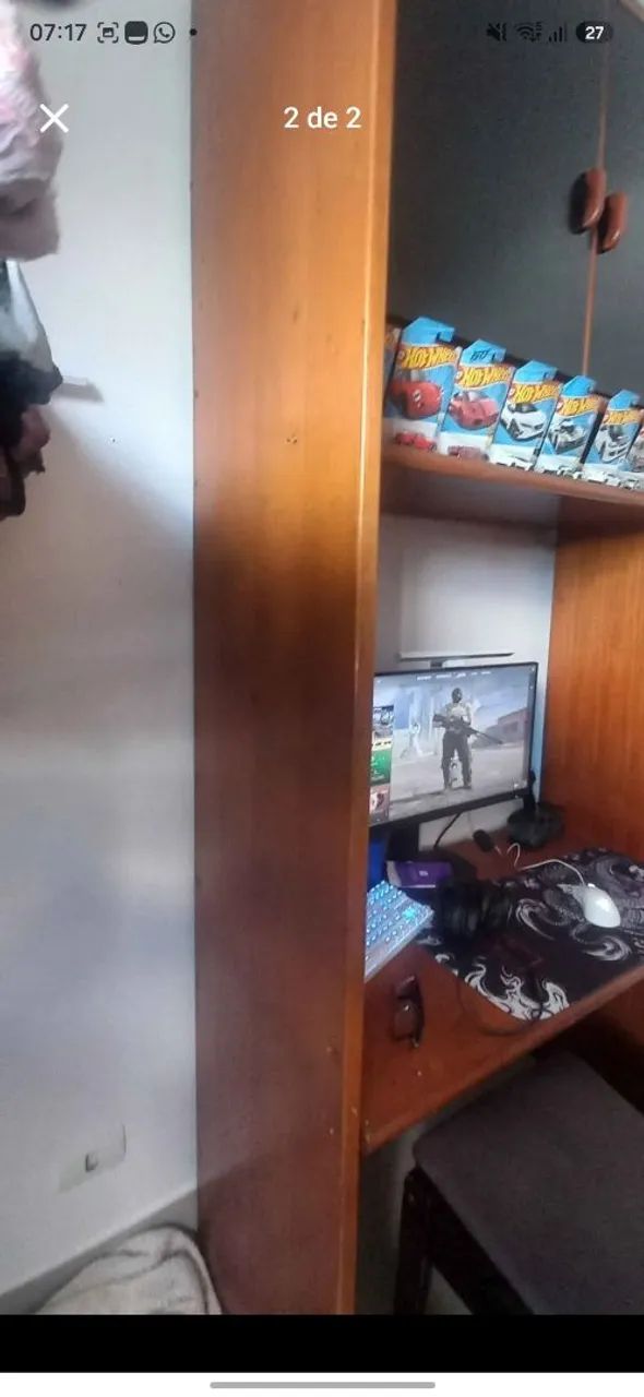 Escrivaninha com estante e gavetas - Foto 2