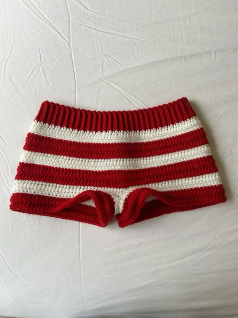 short de croche artesanal feito a mao - Foto 3