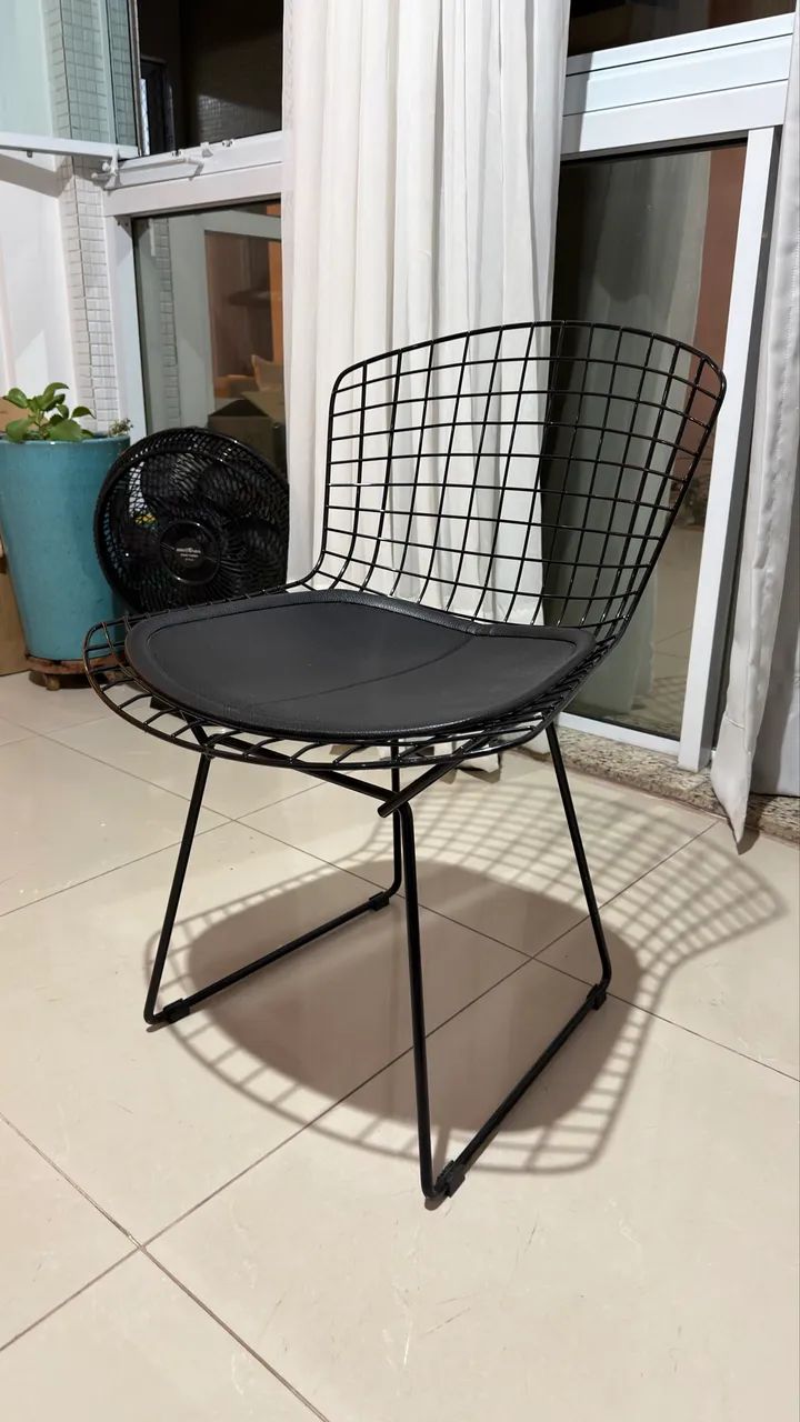 4 CADEIRAS COM ALMOFADAS BERTOIA da marca Tok & Stok - Foto 3