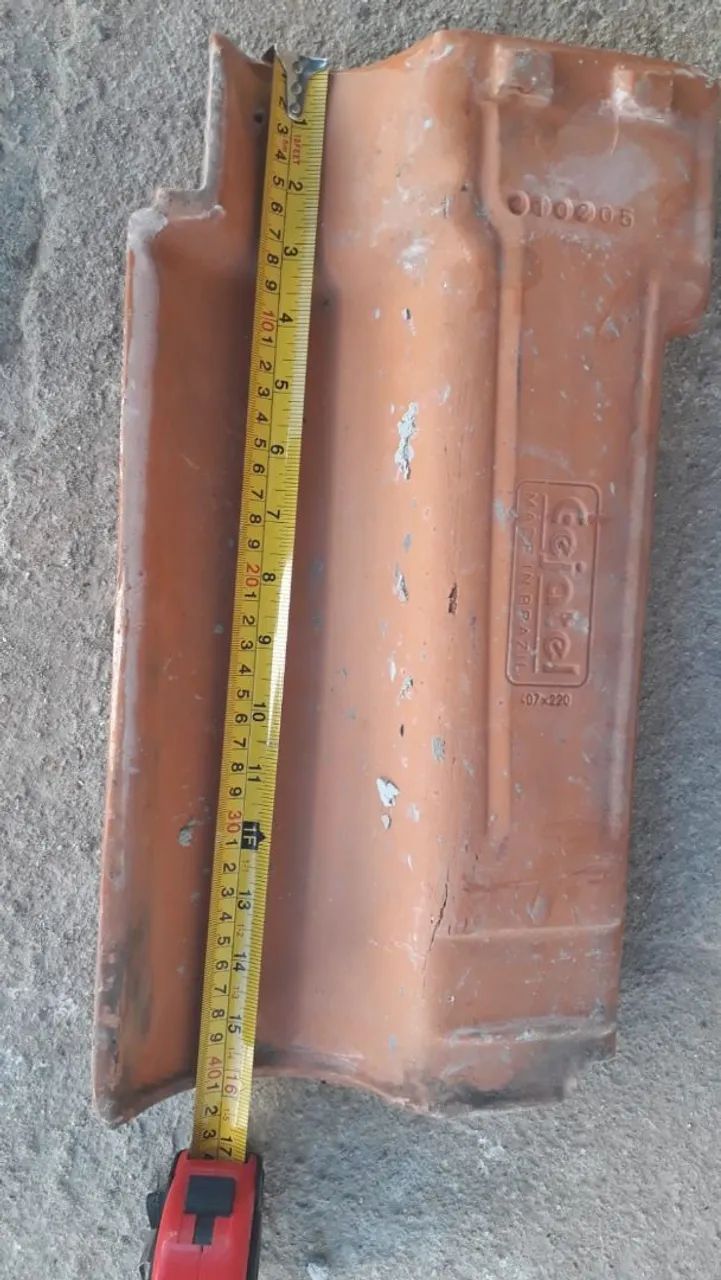 Telha portuguesa esmaltada cerâmica cejatel  - Foto 6