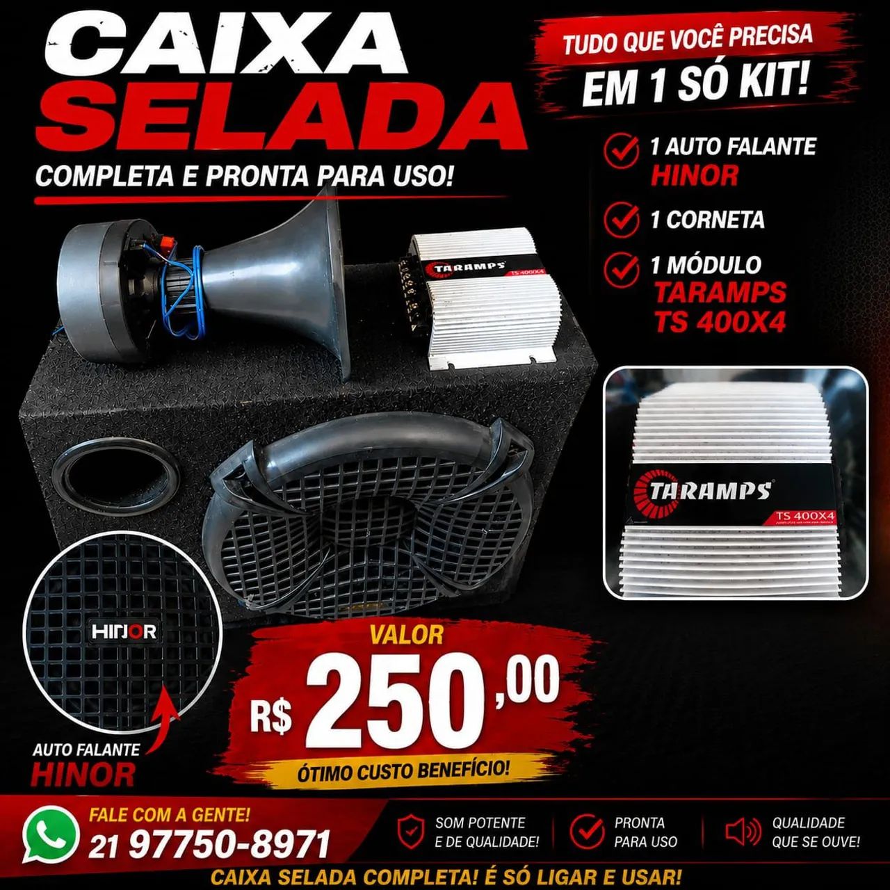 Caixa selada