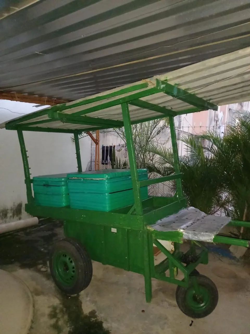 Aceito cartão - CARRINHO PARA COMÉRCIO+ MESAS, CADEIRAS, ISOPORES E VASILHAMES 