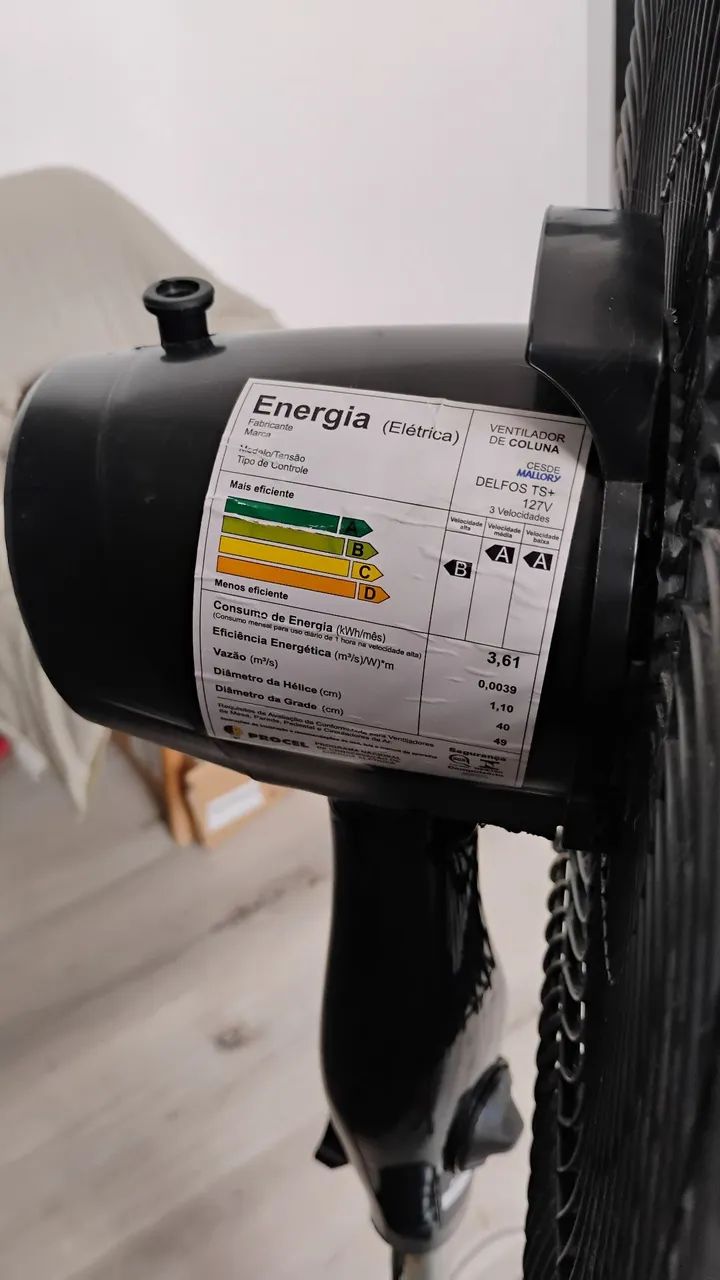 Ventilador Mallory 6 pas 