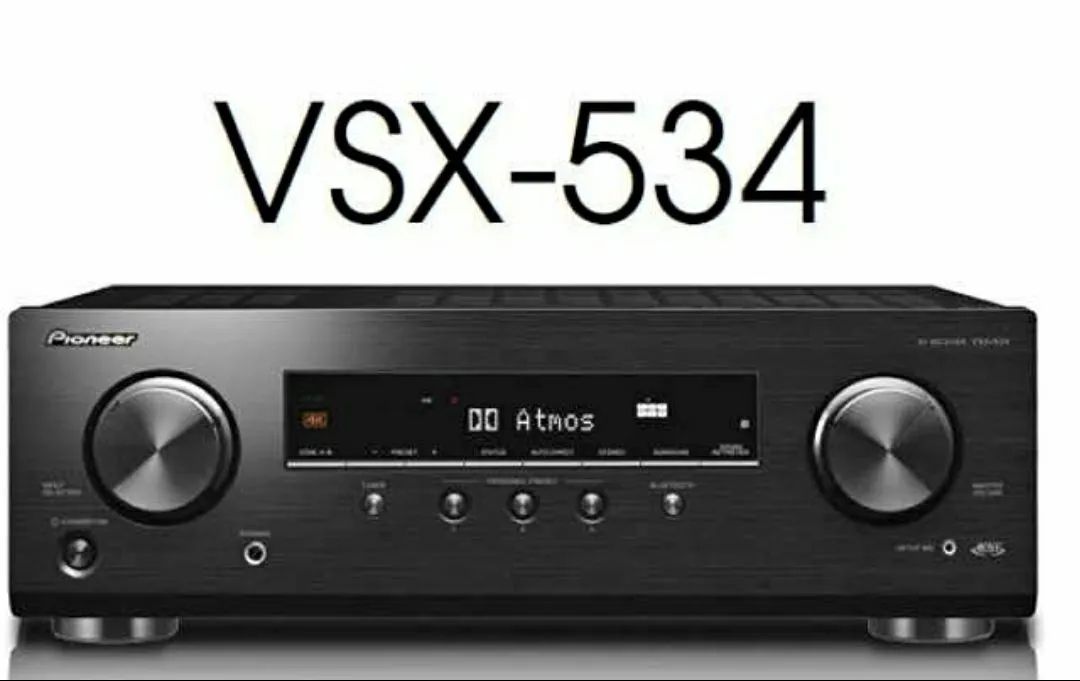 Receiver Pioneer Dolby Atmos, Bluetooth, 4K, USB - VSX-534